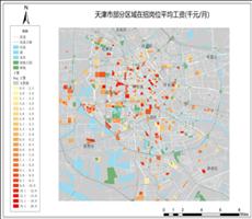 天津市2018年工资热点图   