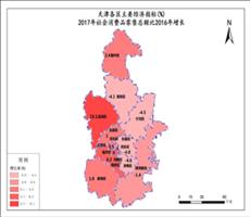 天津市2017年社会消费品零售总额比2016年增长