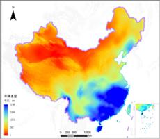 全国多年平均降水量空间分布数据服务