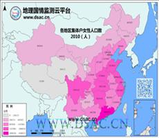 2010年各地集体户女性人口数