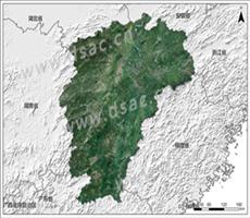 江西省Landsat 8卫星影像