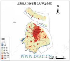上海市人口密度数据服务