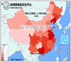 2011年城区人口密度