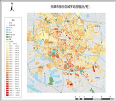 天津市2018年房租热点图   