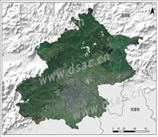 北京市Landsat 8卫星影像