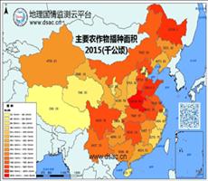 2015年农作物播种总播种面积数据
