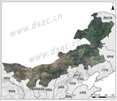 内蒙古自治区Landsat 8卫星影像