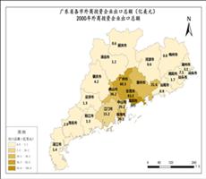 广东省各市外商投资企业出口总额目录2