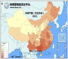 2011年木材产量