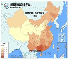 2014年木材产量