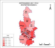 天津市2016年城市维护建设税收入
