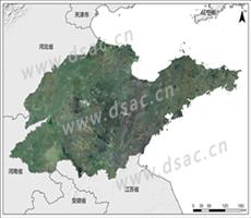 山东省Landsat 8卫星影像