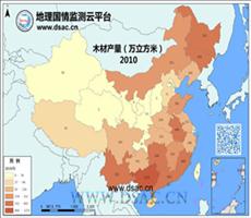 2010年木材产量