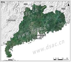 广东省Landsat 8卫星影像