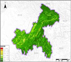 遥感数据反演重庆市植被指数（NDVI）数据服务