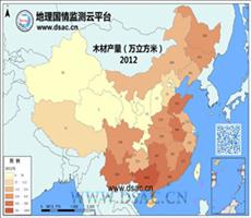 2012年木材产量