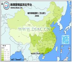 2006年城市绿地面积