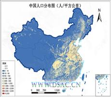 全国人口密度数据服务