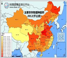 2012年农作物播种总播种面积数据