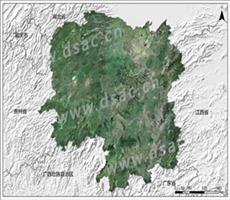 湖南省Landsat 8卫星影像