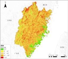 福建省坡度分级数据服务