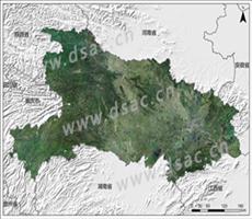 湖北省Landsat 8卫星影像