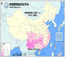 2010年民族分布（白族）