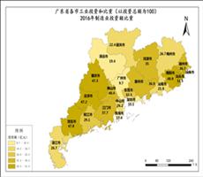 广东各市工业投资和比重目录