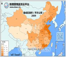 2009年建成区面积