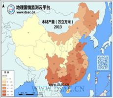 2013年木材产量