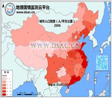 2006年城区人口密度