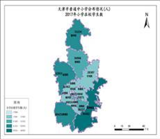 天津市2017年小学在校学生数
