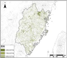 福建省草地资源空间分布数据服务