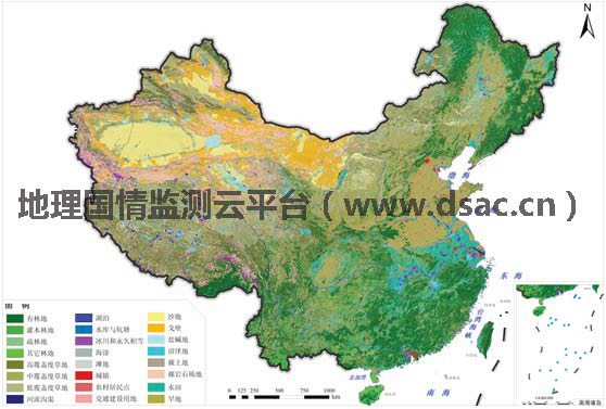 公里格网与地形数据分析粮食生产潜力研究