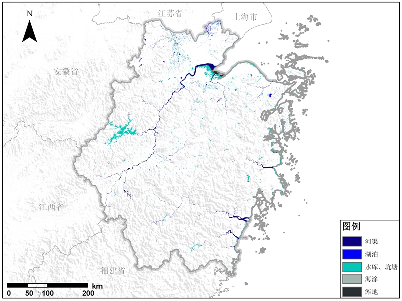 浙江省水域资源数据产品