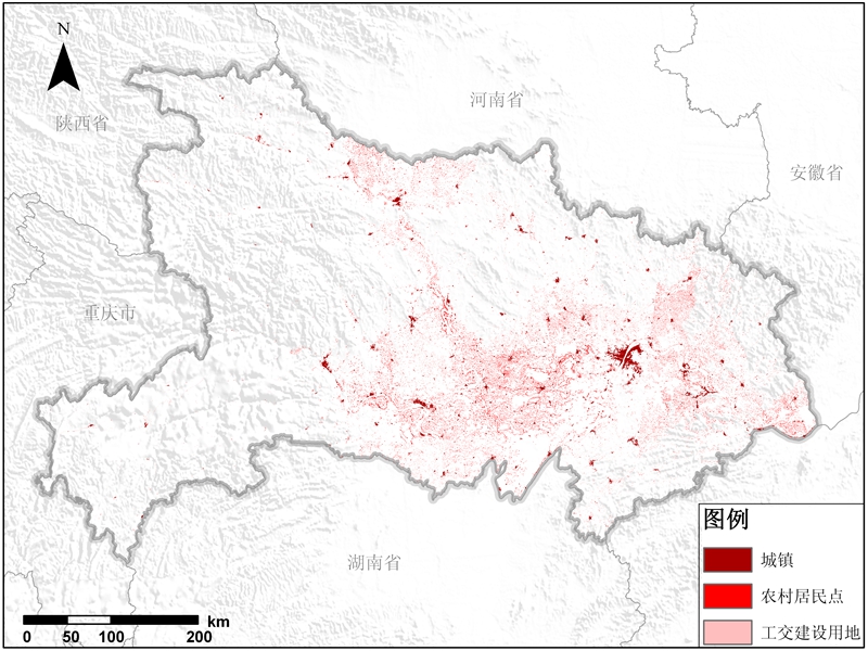 湖北省建设用地空间分布数据产品