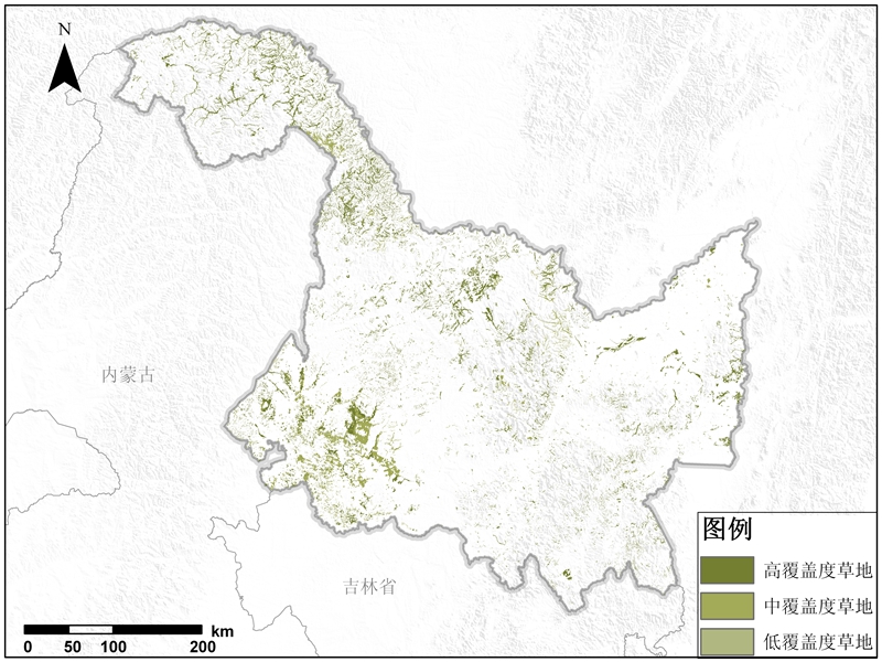 黑龙江省草地资源空间分布产品