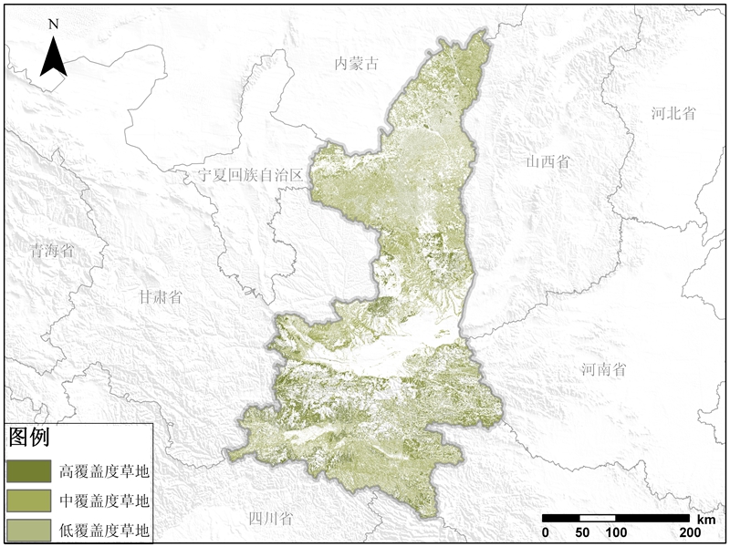 陕西省草地资源空间分布产品