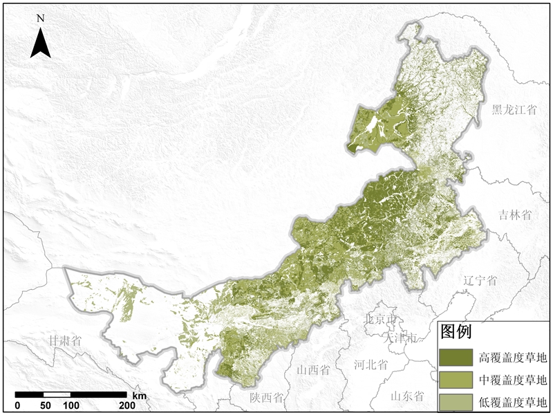 内蒙古草地资源空间分布产品