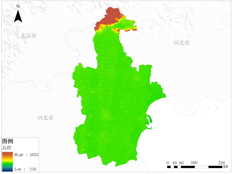 天津市DEM数据产品