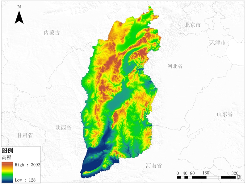 山西省DEM数据产品