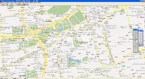 上海市电子地图矢量数据图片
