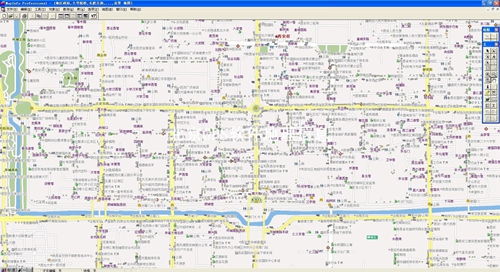 西安市电子地图矢量数据 时间:2011年-2014年图片
