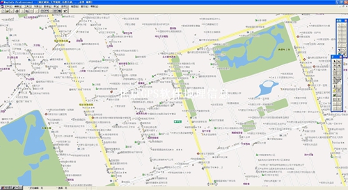 呼和浩特市电子地图矢量数据图片