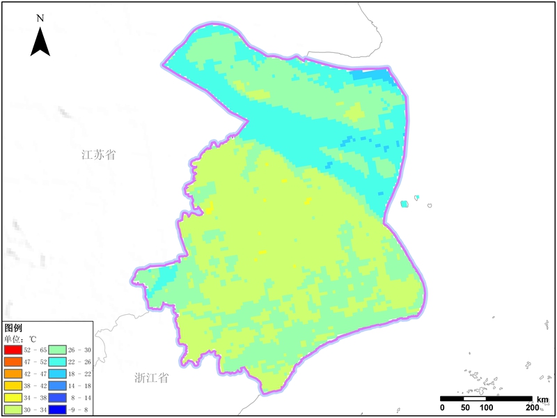 上海市地表温度数据