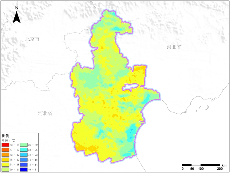 天津市地表温度数据