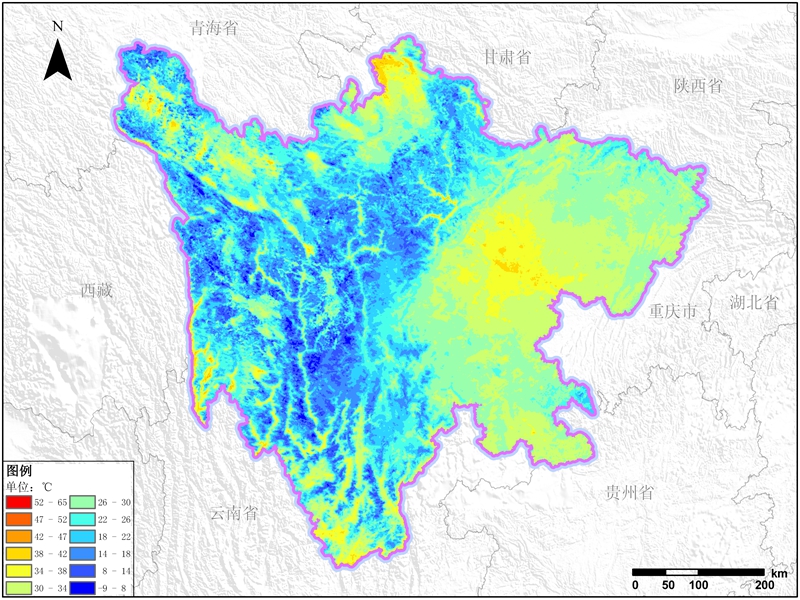 四川省地表温度数据