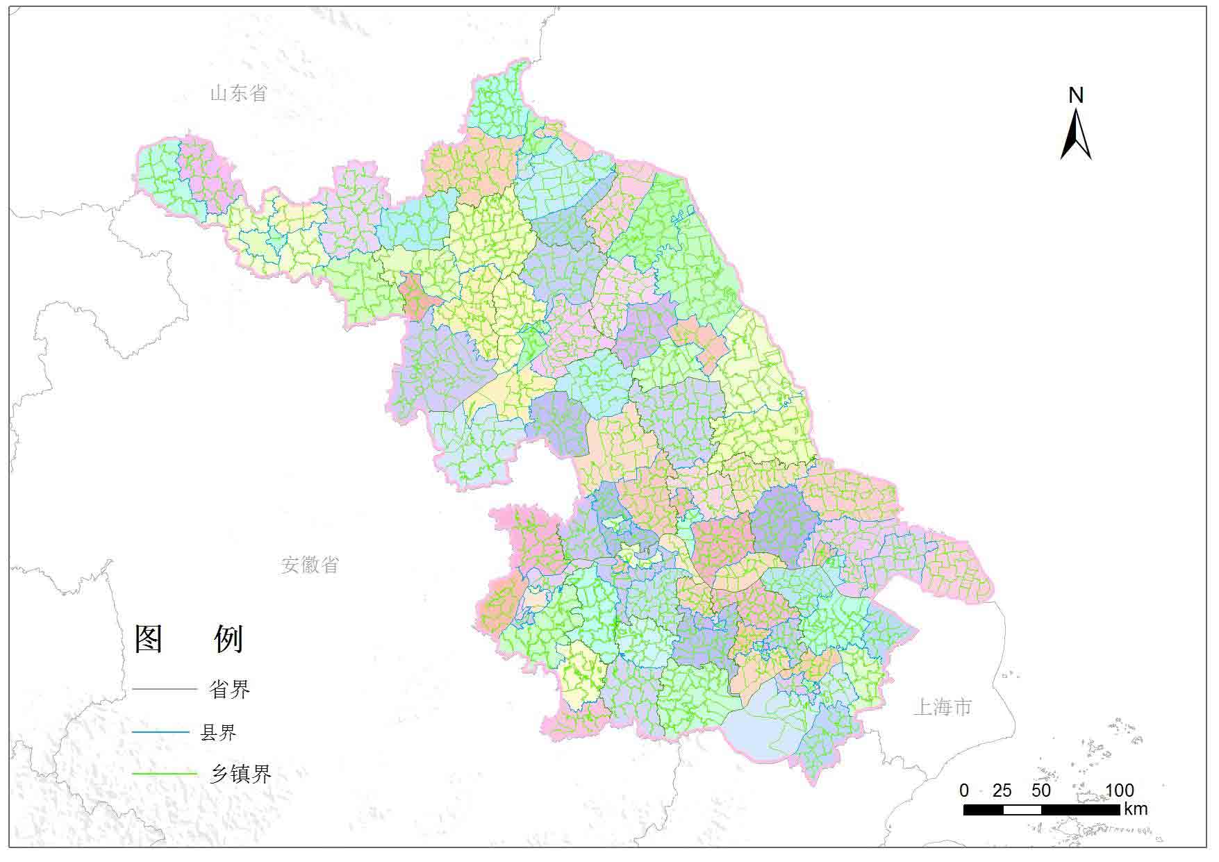 江苏省乡镇行政区划-地图数据-地理国情监测云平台