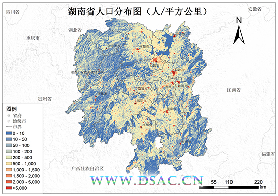人口密度_湖南人口密度