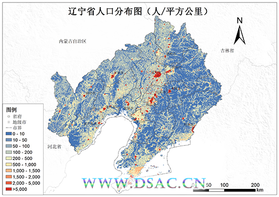 人口密度_辽宁省人口密度